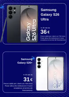 Anteprima del volantino TIM volantino valido a partire dal 18.05.2026 | Pagina: 4 | Prodotti: Samsung Galaxy, Smartphone, Samsung
