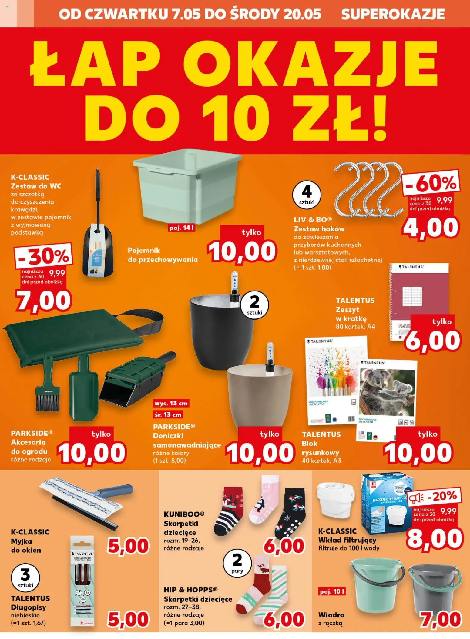 Kaufland Polsko leták - Złap okazje od 07.05.2026 | Strana: 12 | Produkty: Blok, Wc, Talentus