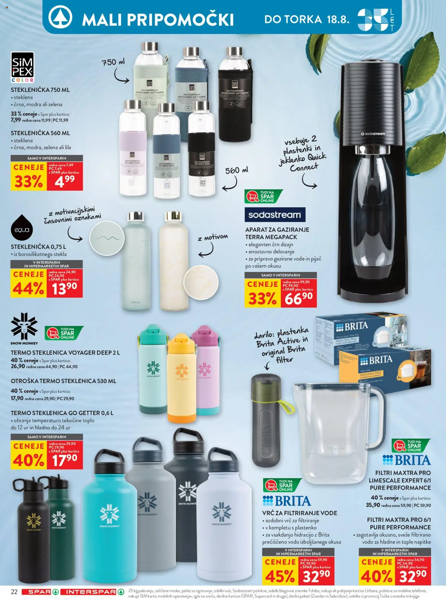 Novi Spar katalog ponudbe – veljaven od 05.08.2026 | Stran: 27 | Izdelki: Steklenica, Zelena