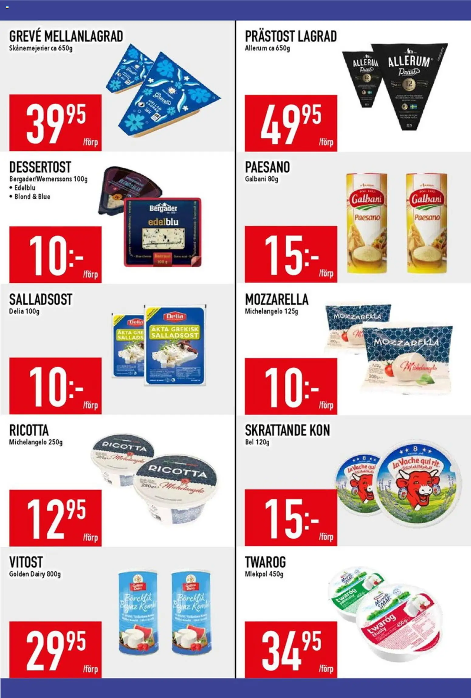 Matdax reklamblad aktuell från 17/08/2026 | Sida: 10 | Produkter: Ricotta, Mozzarella