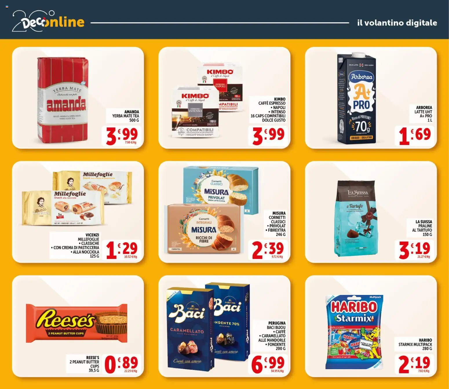 Volantino Decò del 20.05.2026 | Pagina: 29 | Prodotti: Tartufo, Uova, Caffè, Latte