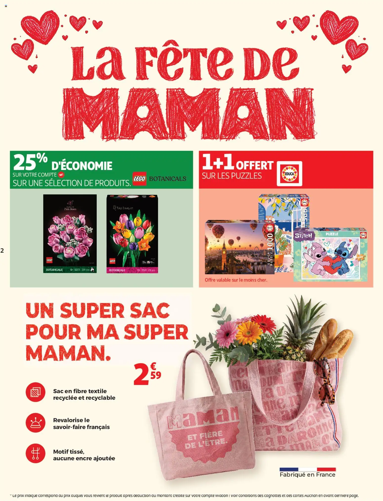{H1} | Page: 2 | Produits: Légo, Sac