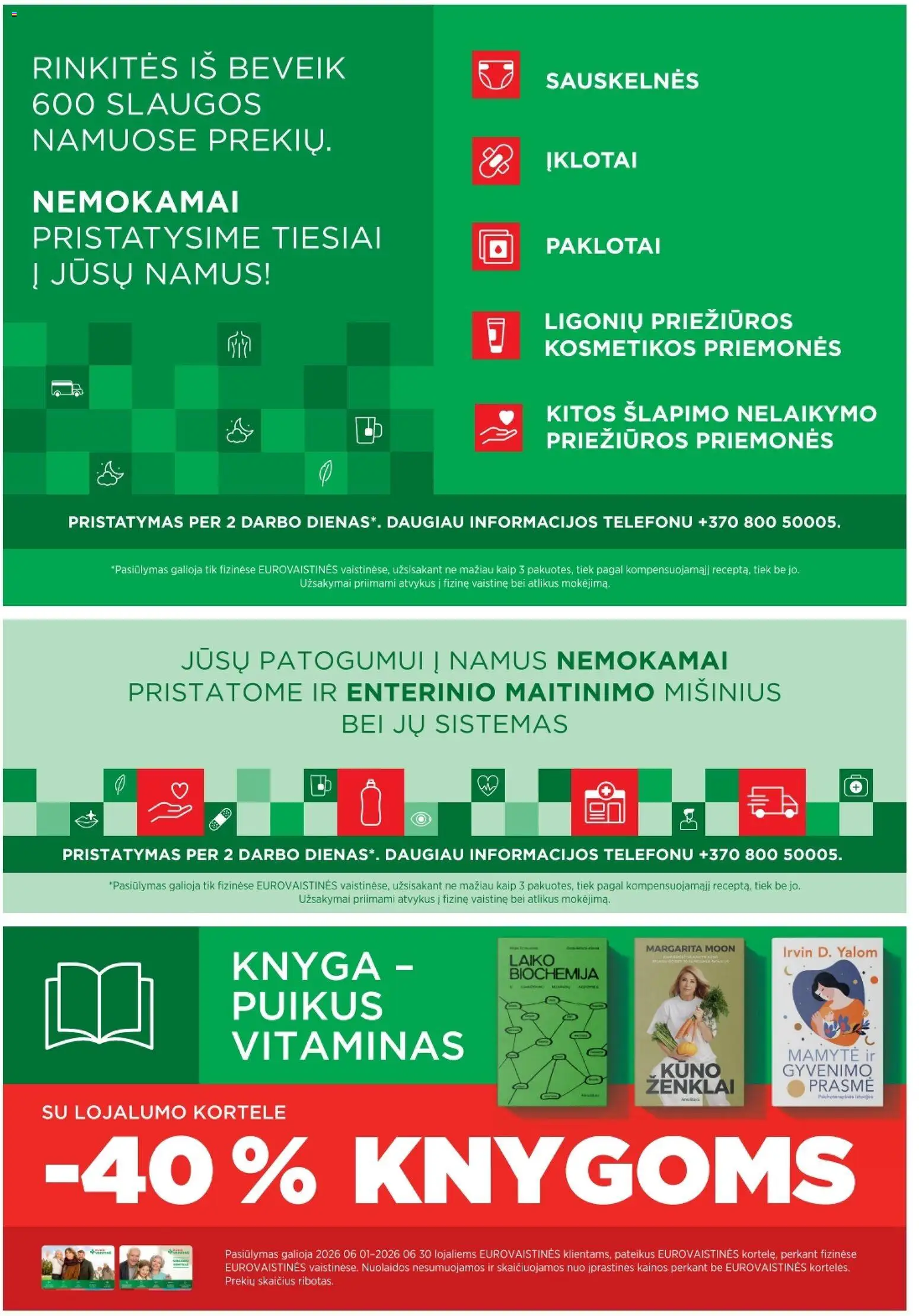 EUROVAISTINĖ akcijos nuo 01.06.2026 | Puslapis: 38