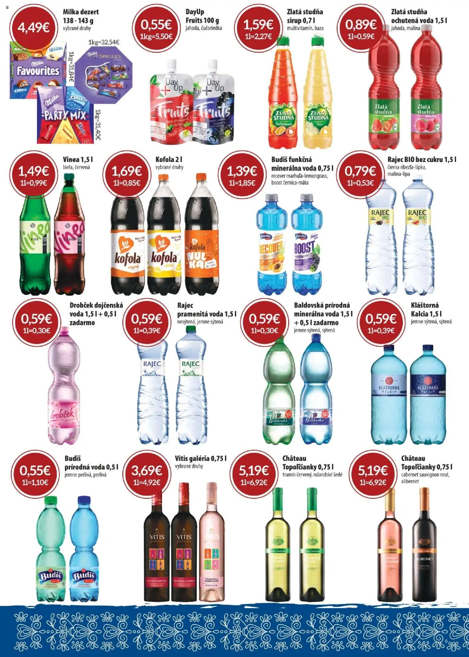 Nové CBA Komfos akcie – leták je platný od 04.06.2026 | Strana: 7 | Produkty: Rajec, Apple, Voda, Vinea