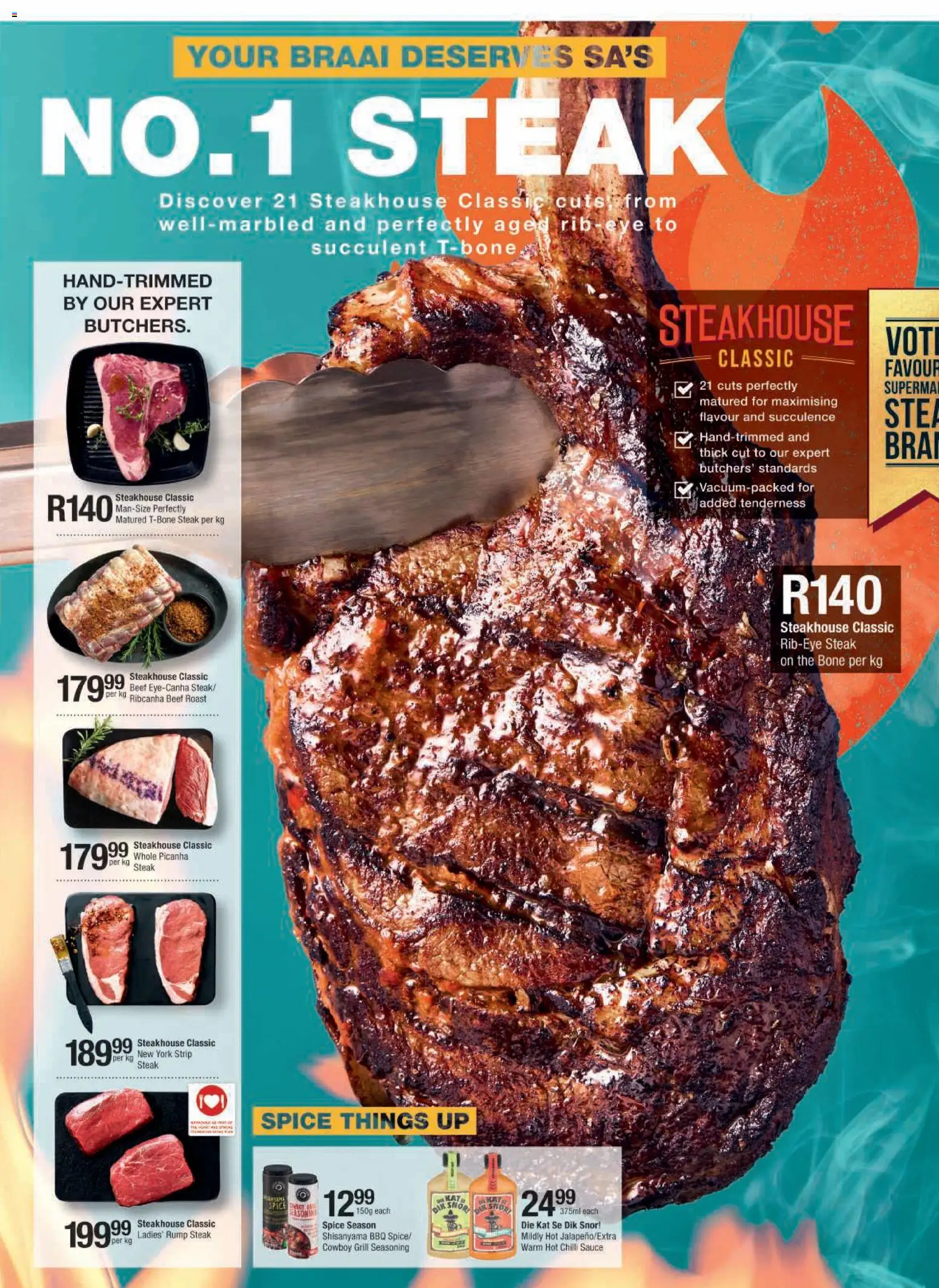 New Checkers catalogue – valid from 14/09/2026 | Page: 2 | Products: Rump steak, Grill, Beef roast, Beef