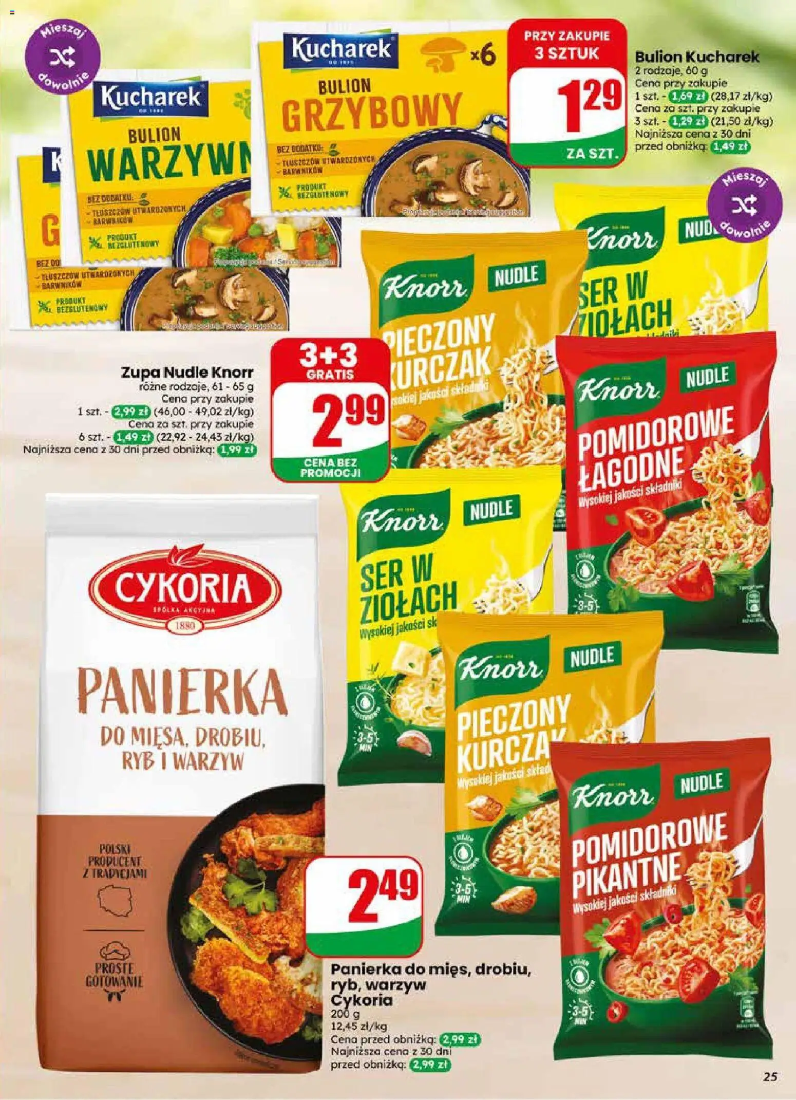 Dino gazetka od 17.06.2026 | Strona: 25 | Produkty: Kurczak, Bulion warzywny, Zupa, Ser