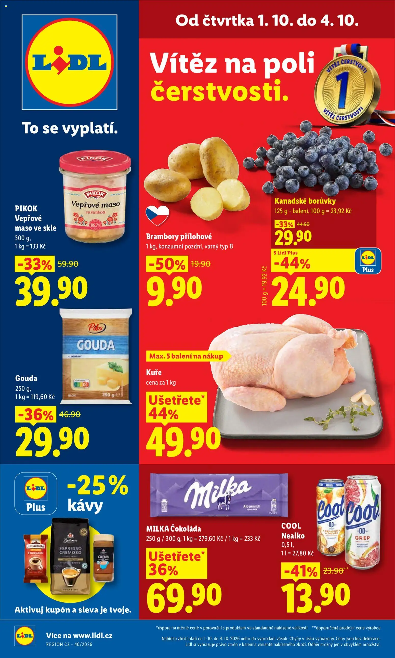 Lidl leták od 01.10.2026 | Strana: 1
