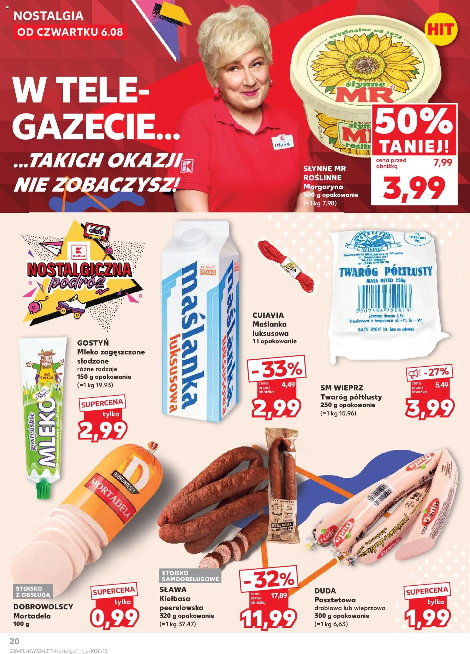 Kaufland Polsko leták od 06.08.2026 | Strana: 20 | Produkty: Mléko