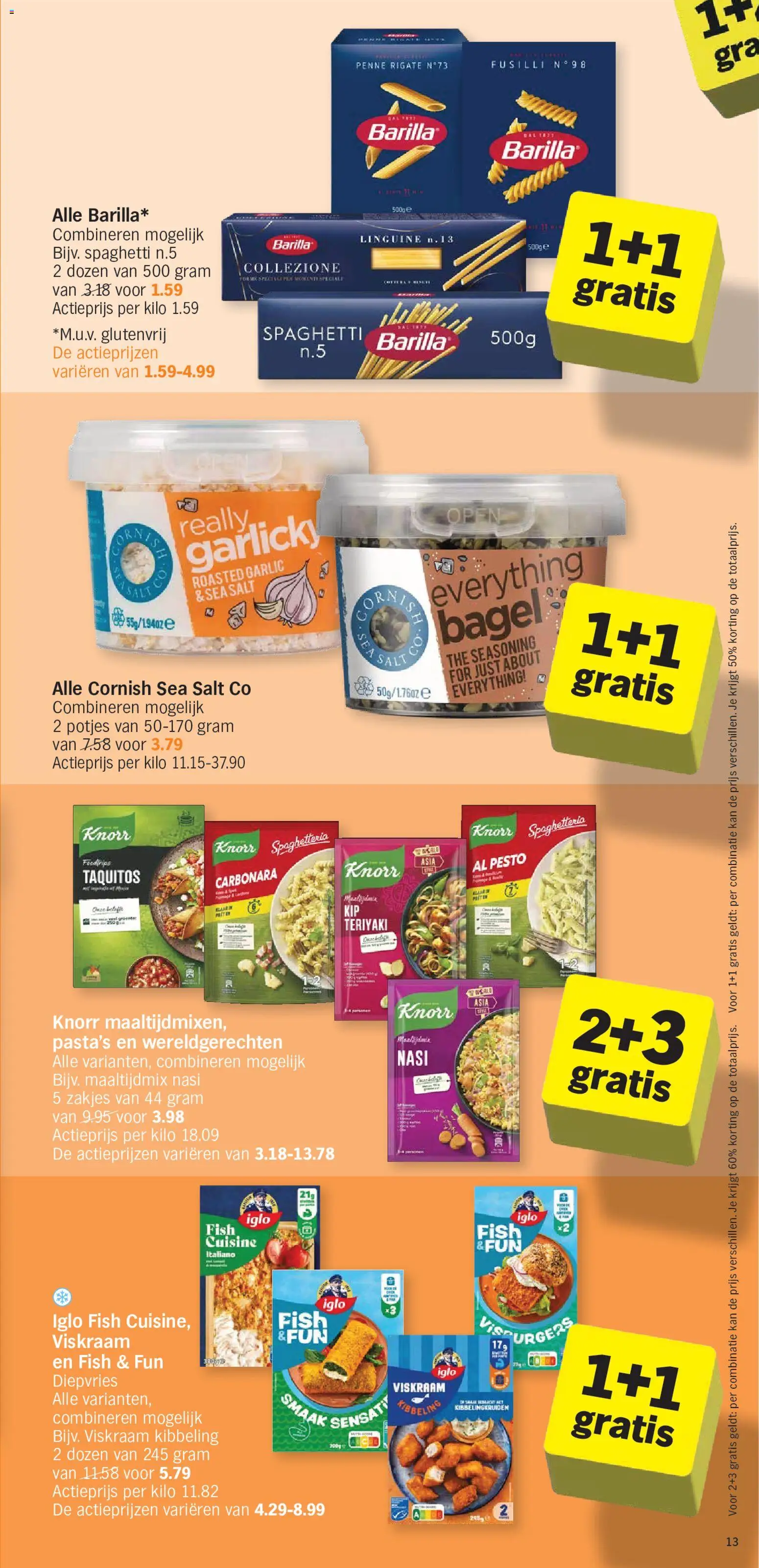 {H1} | Pagina: 13 | Producten: Spaghetti, Pesto, Barilla, Kan