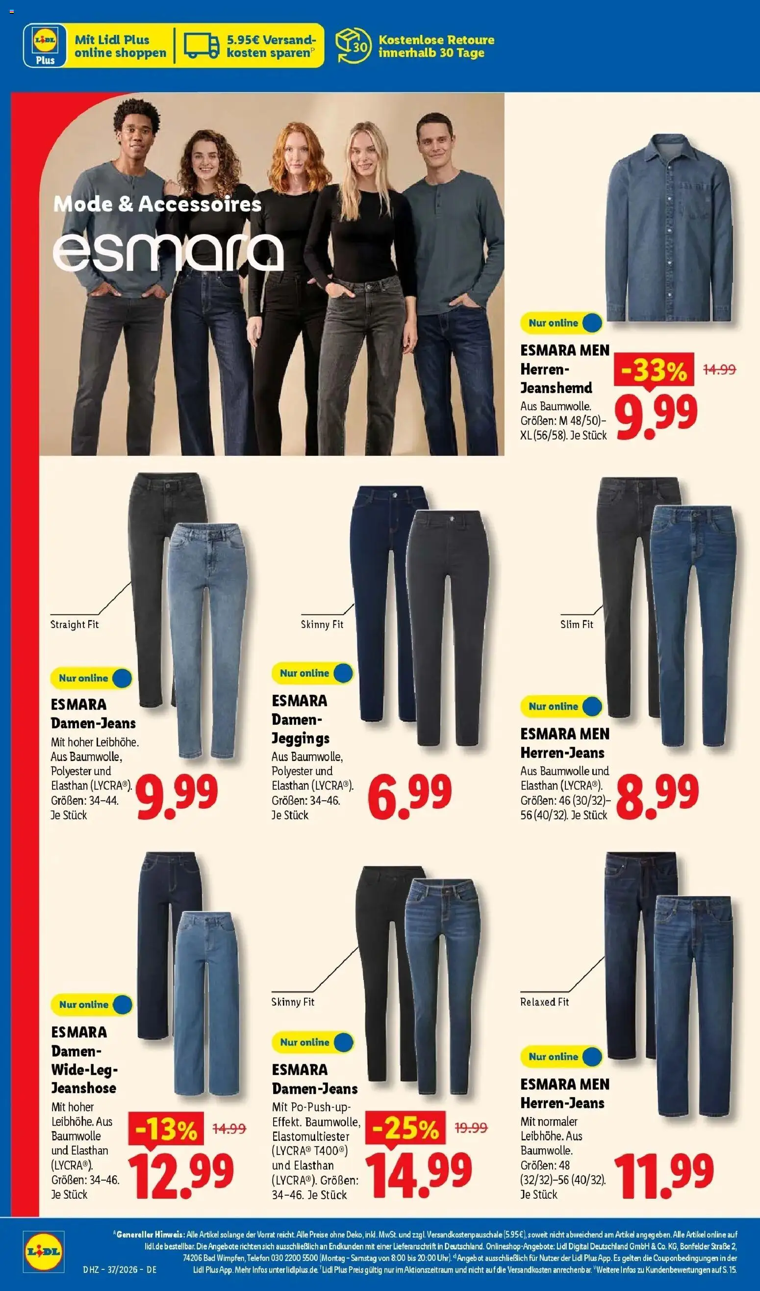 Lidl Prospekt Grimma (ab 07.09.2026) zum Blättern » Angebote | Seite: 12 | Produkte: Shirt, Jeanshemd, Bad, Telefon