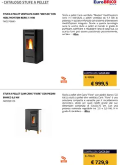 Anteprima del volantino Eurobrico Stufe a Pellet catalogo valido a partire dal 23.07.2025 | Pagina: 22 | Prodotti: Pellet, Stufa a pellet, Stufa