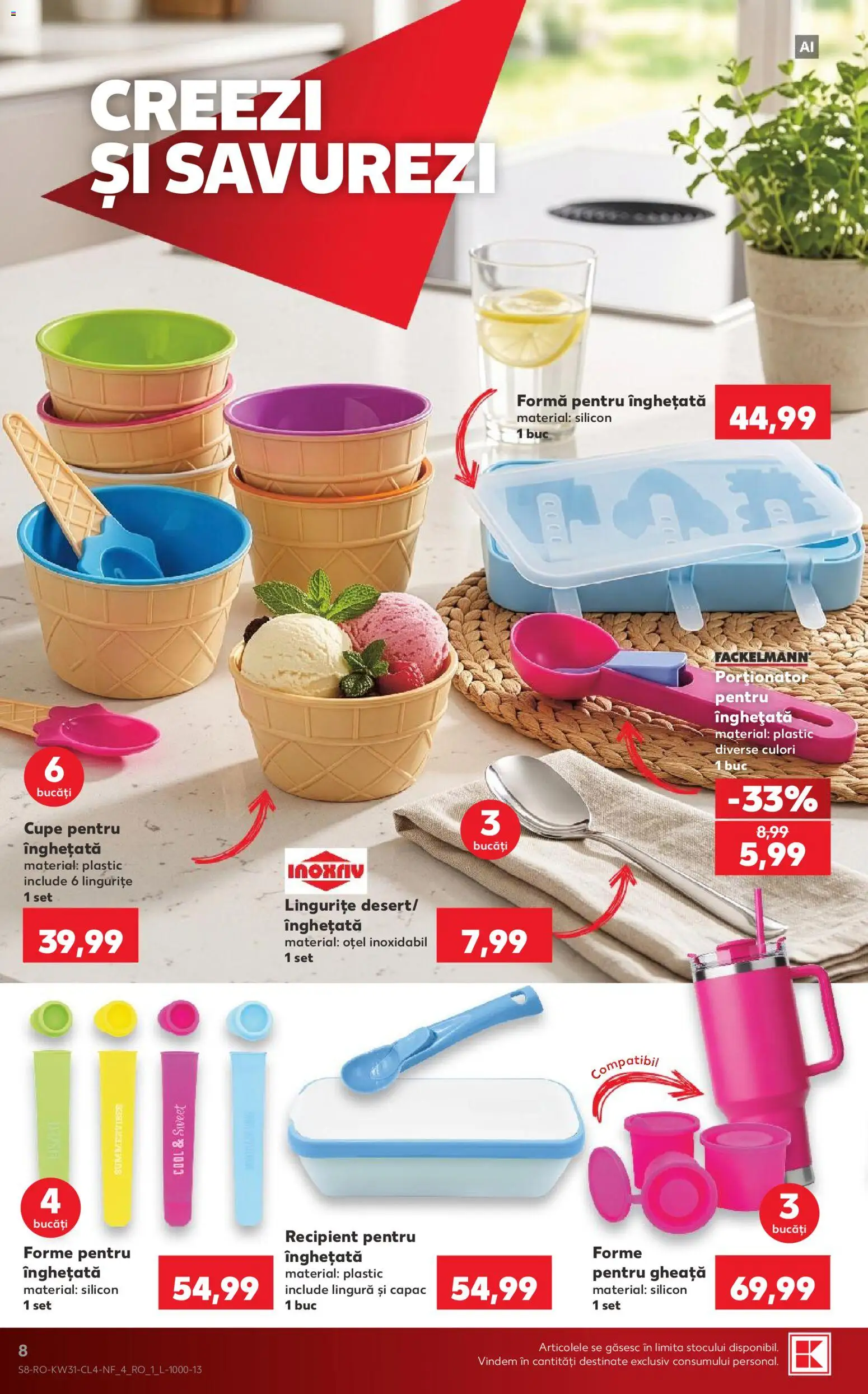 Kaufland RO akciós ujság - amely érvényes a következő dátumtól: 2026.07.29. | Oldal: 8