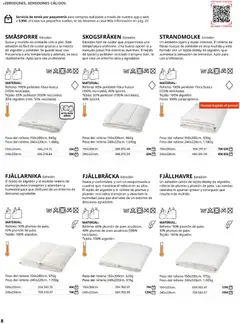 Vista previa Catálogo IKEA Ropa de Cama válido desde el 01.02.2026 | Página: 8 | Productos: Edredón, Té, Peso