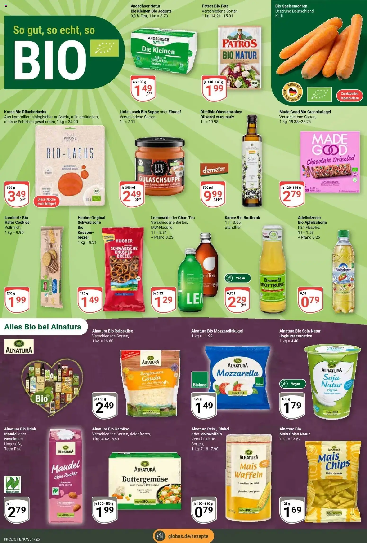 Globus Prospekt Neunkirchen – gültig ab 27.07.2026 | Seite: 13 | Produkte: Gouda, Zucker, Reibekase, Chips