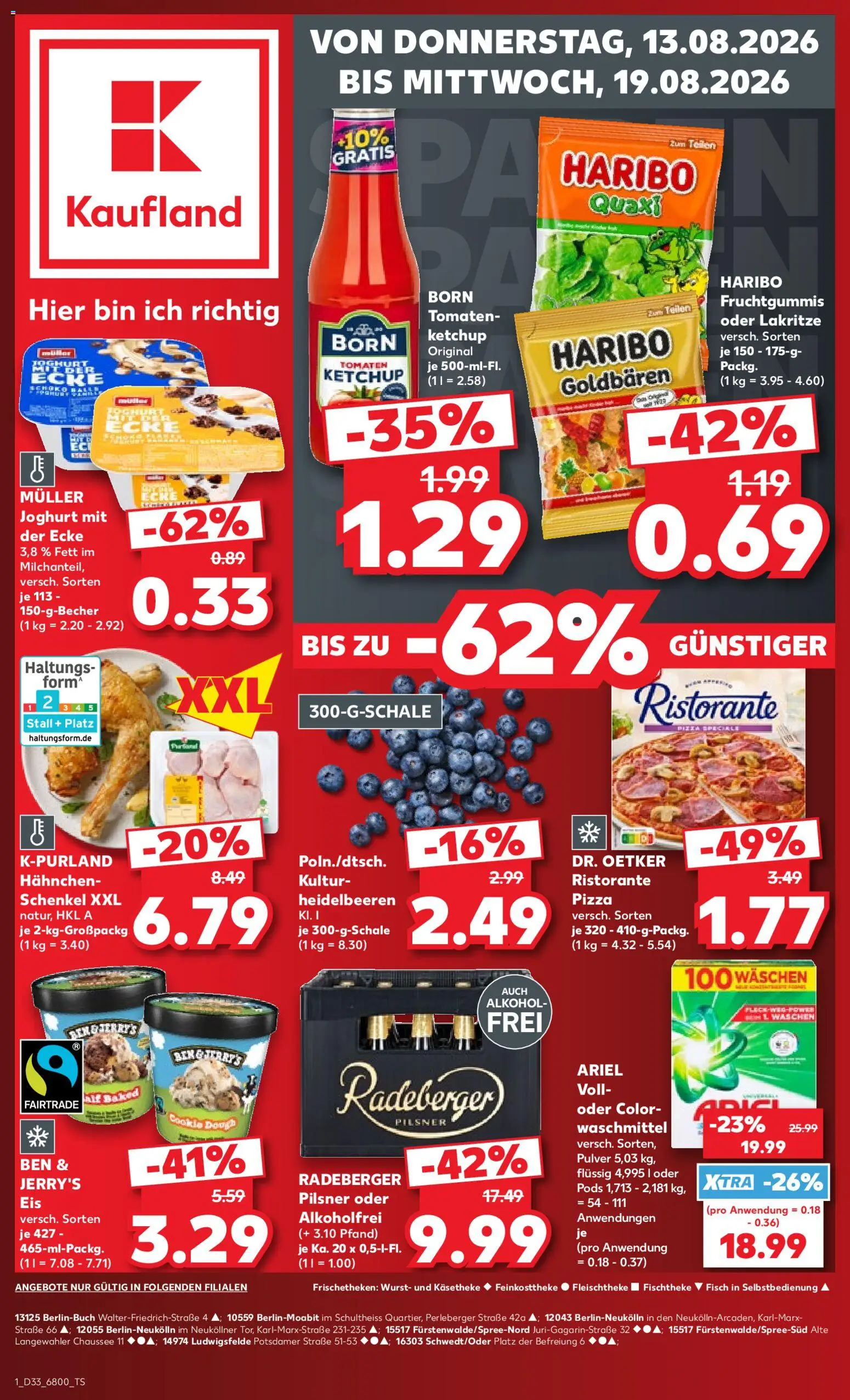 Kaufland Německo leták od 13.08.2026 | Strana: 1