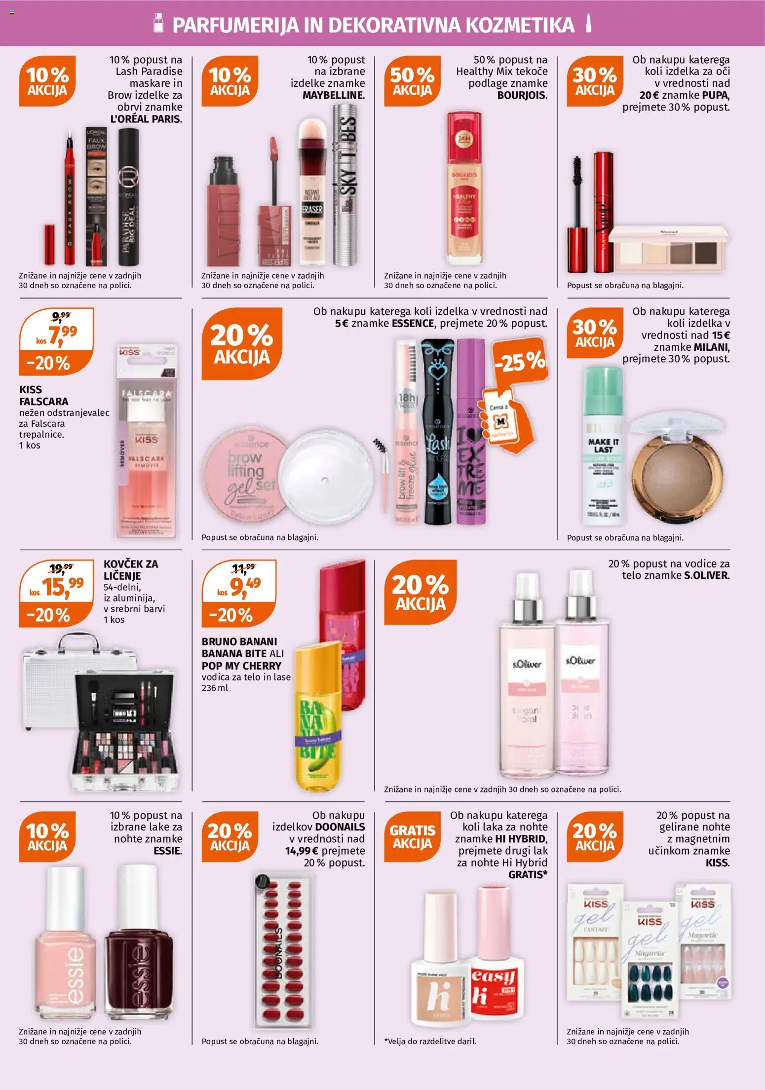 Novi Müller katalog ponudbe – veljaven od 02.11.2026 | Stran: 3 | Izdelki: Dekorativna kozmetika, Kos, Lak, Kovcek