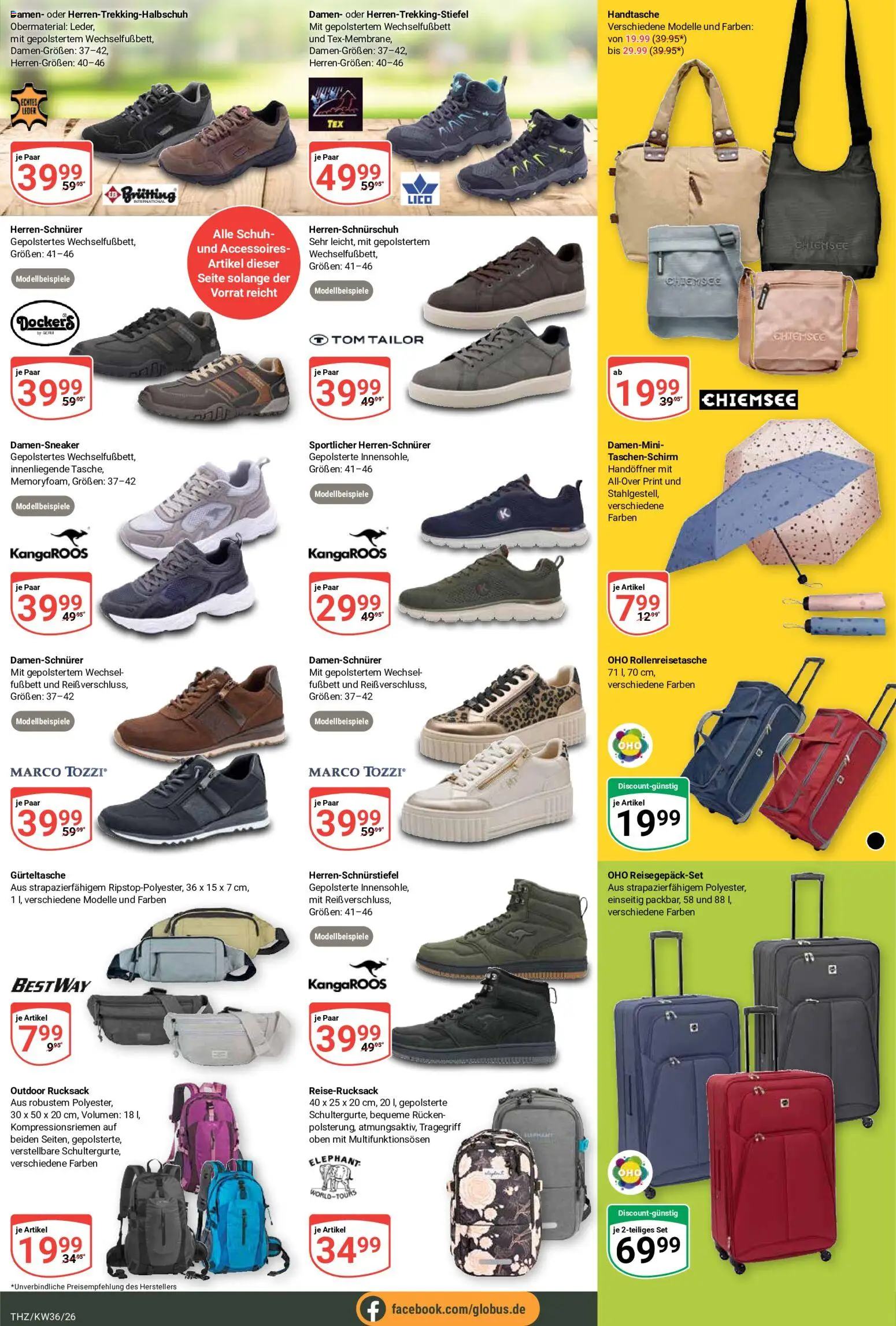 Globus Prospekt Theißen – gültig ab 31.08.2026 | Seite: 26 | Produkte: Handtasche, Rucksack