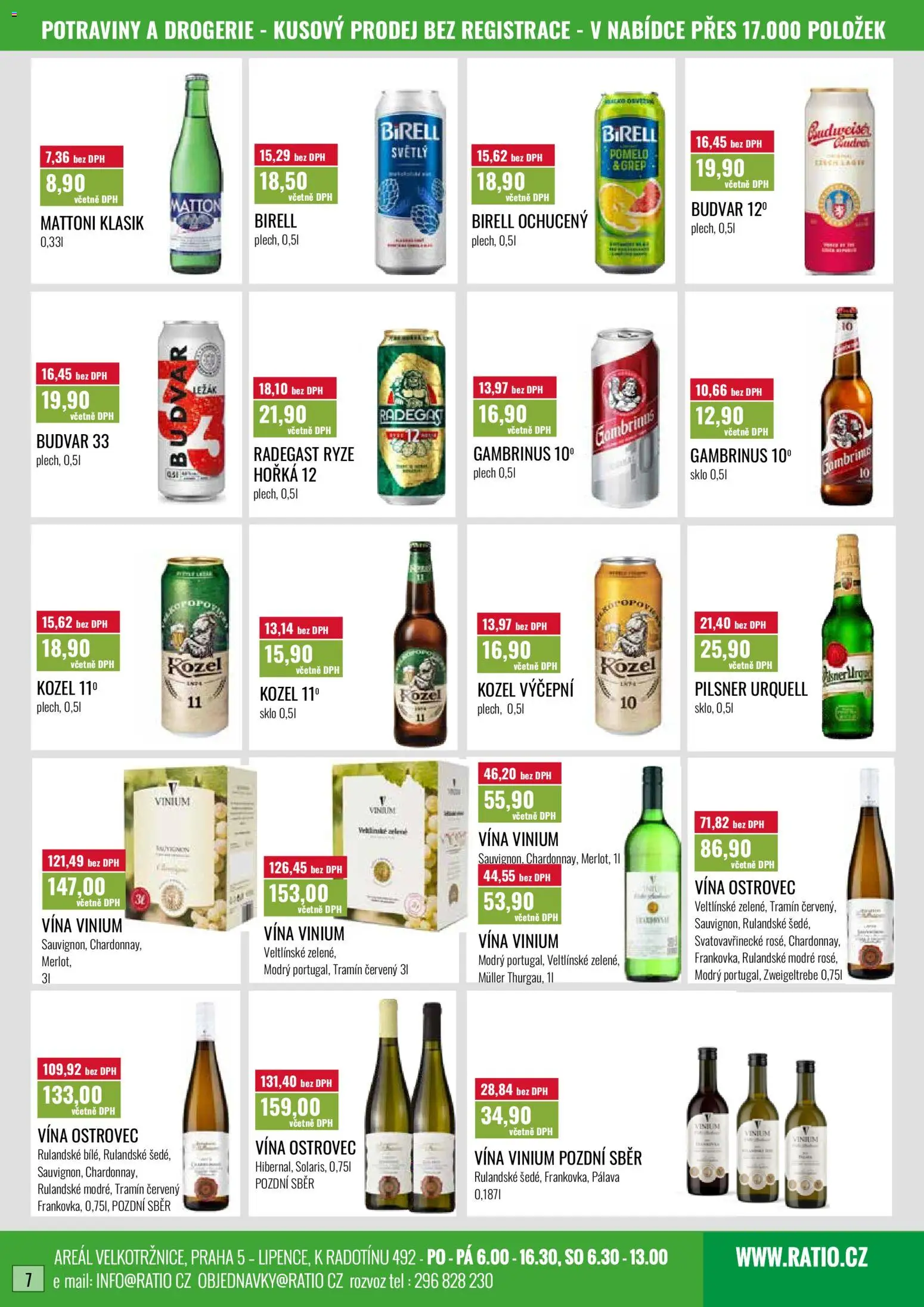 Ratio leták od 01.05.2026 | Strana: 8 | Produkty: Merlot, Grep, Kozel, Budvar 33