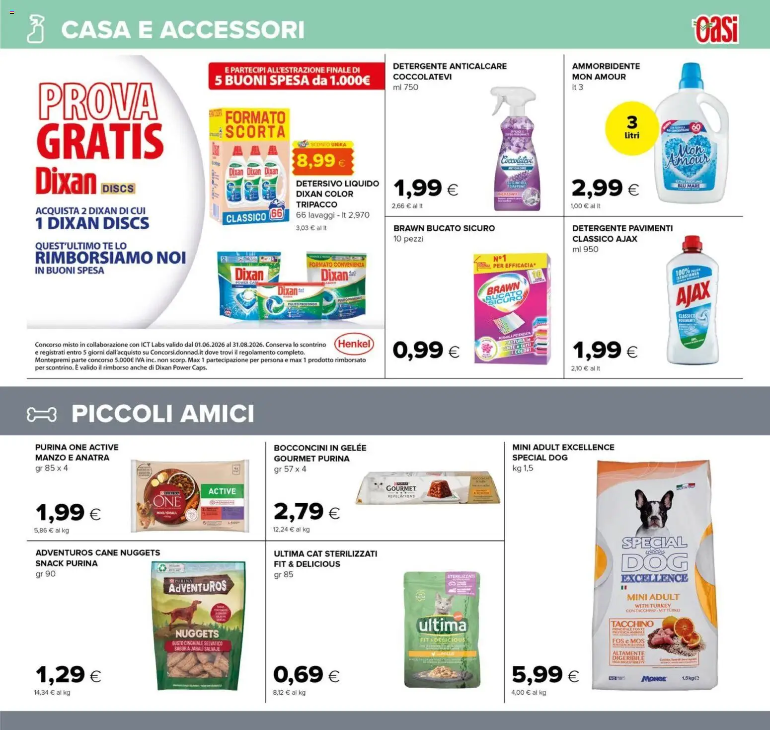 Volantino Oasi del 18.06.2026 | Pagina: 27 | Prodotti: Pollo, Detergente, Tè, Tacchino