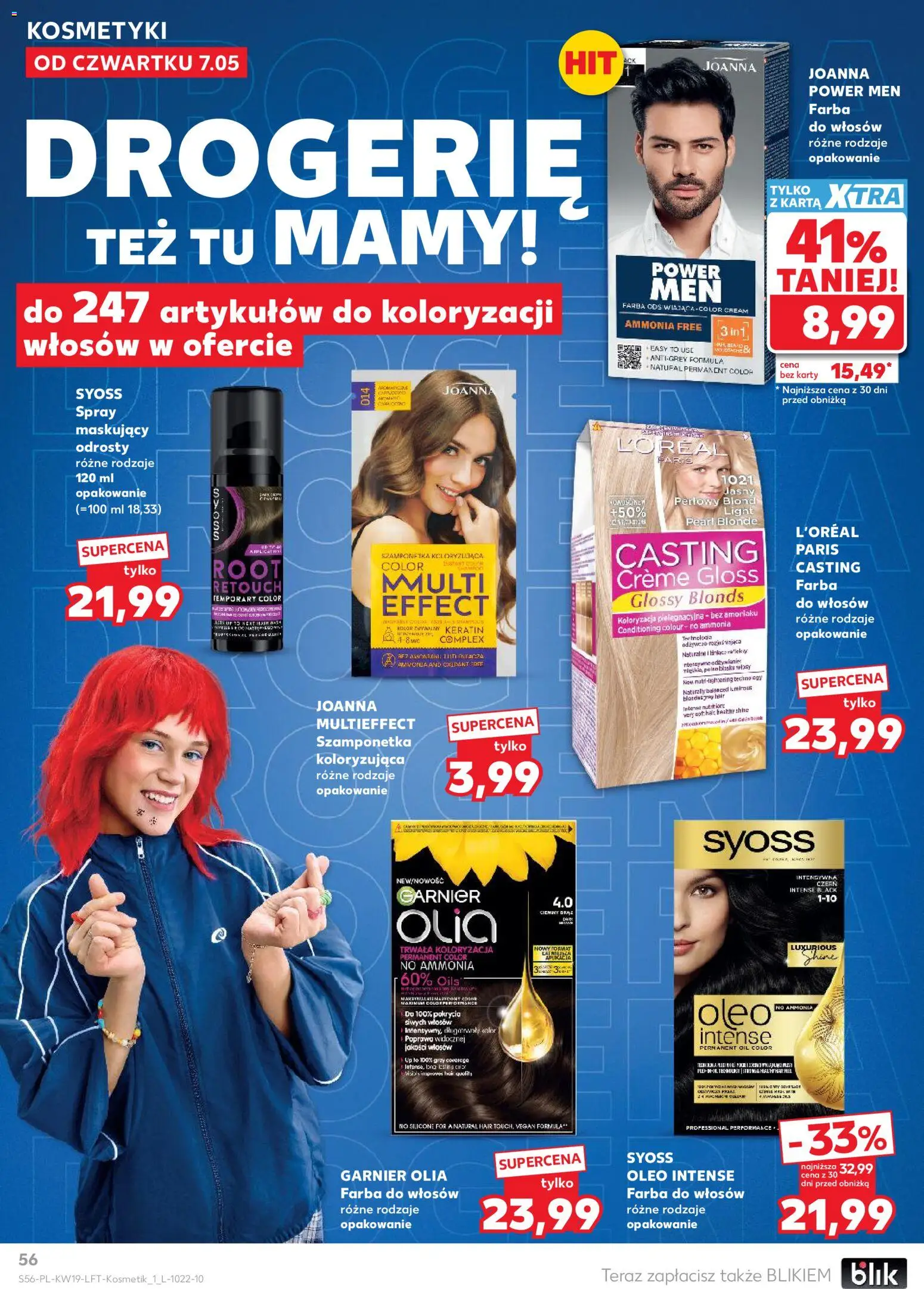 Kaufland Polsko leták od 07.05.2026 | Strana: 56 | Produkty: Syoss, Vegan, Karty, Drogerie