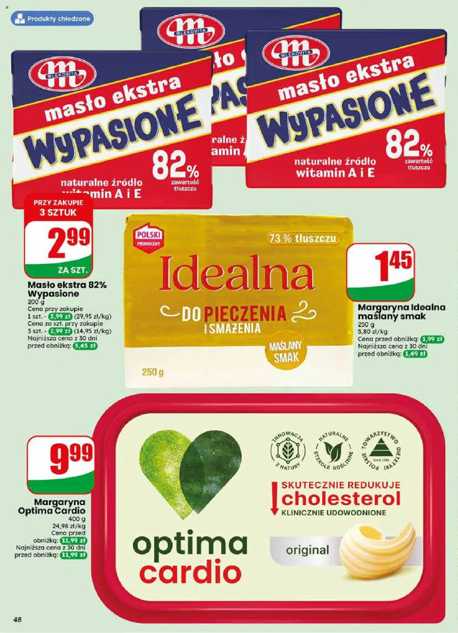 Dino gazetka od 10.06.2026 | Strona: 48 | Produkty: Optima cardio, Margaryna, Masło