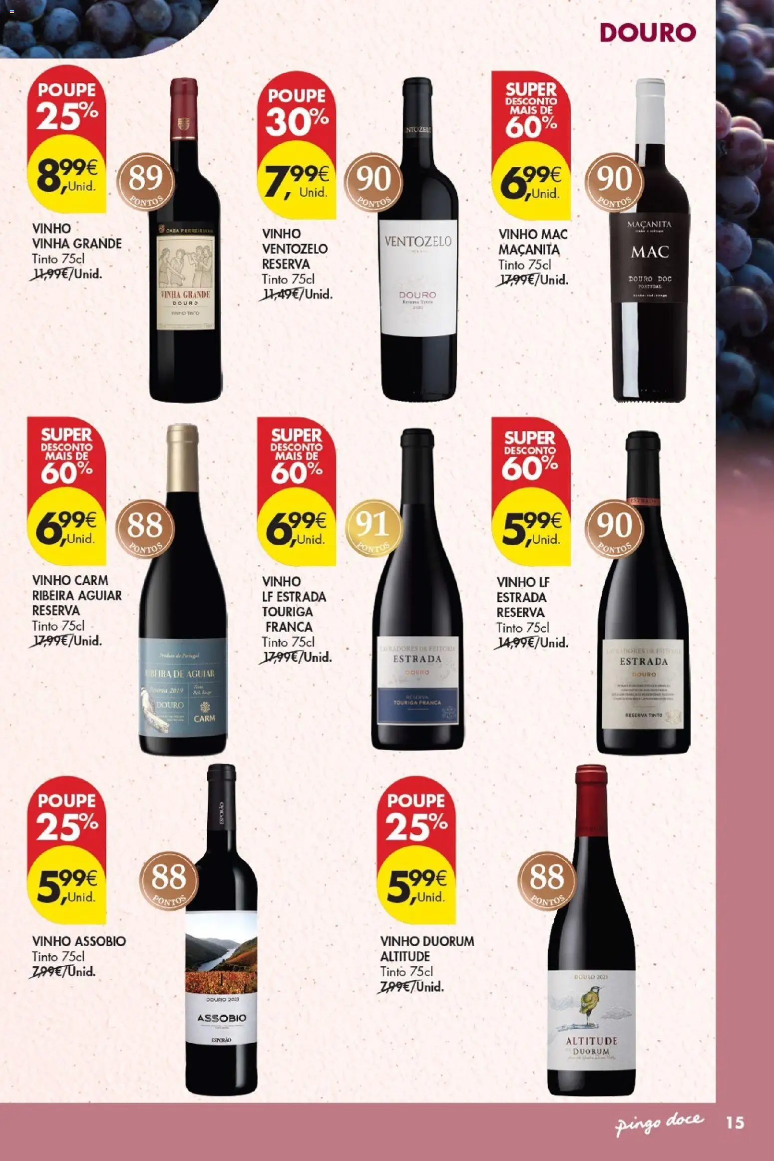 Pingo Doce - Vinhos e Sabores de Portugal Madeira │ válido de 15/09/2026 | Página: 15 | Produtos: Vinho
