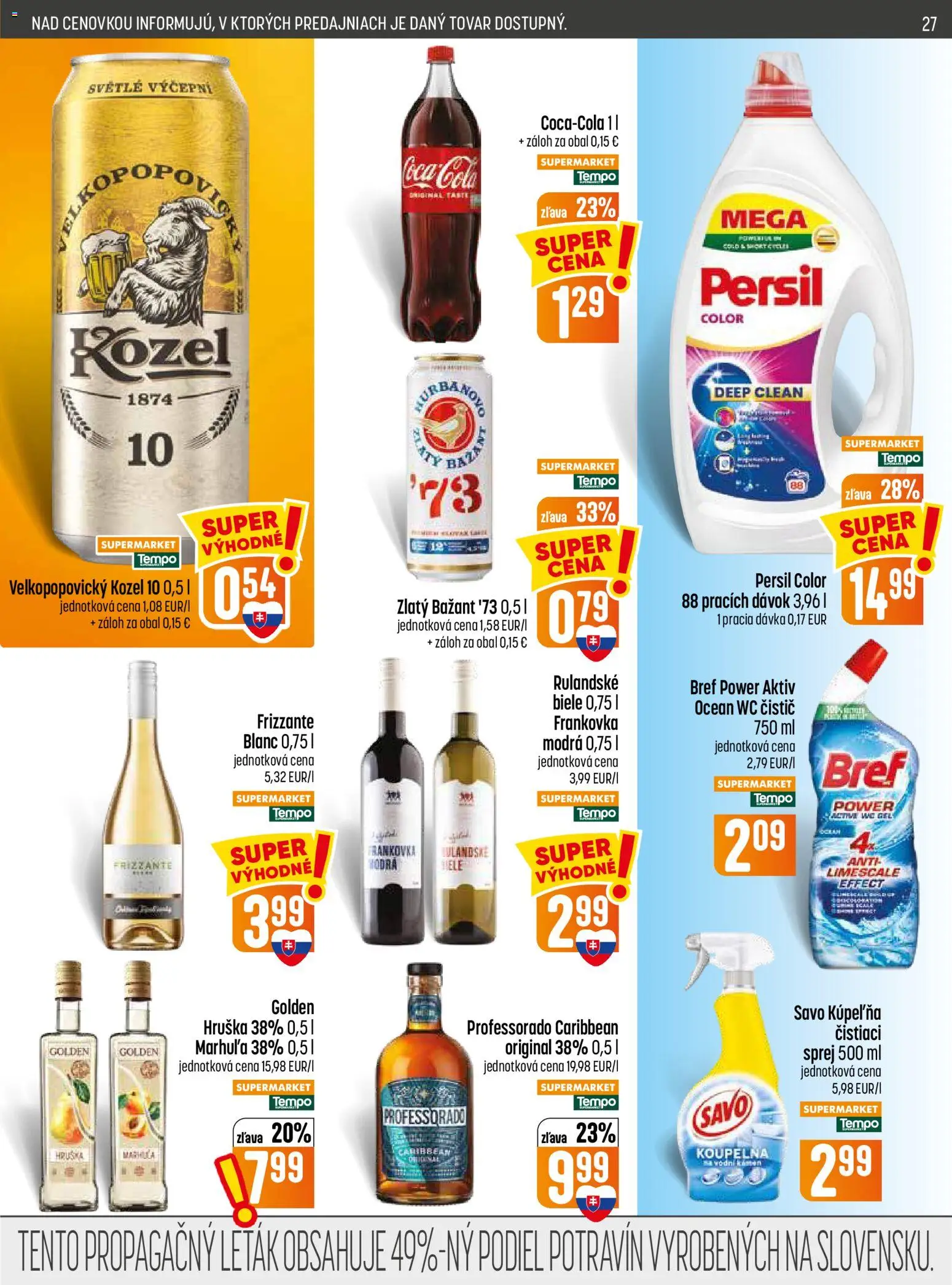 Nové COOP Jednota akcie – leták je platný od 26.08.2026 | Strana: 27
