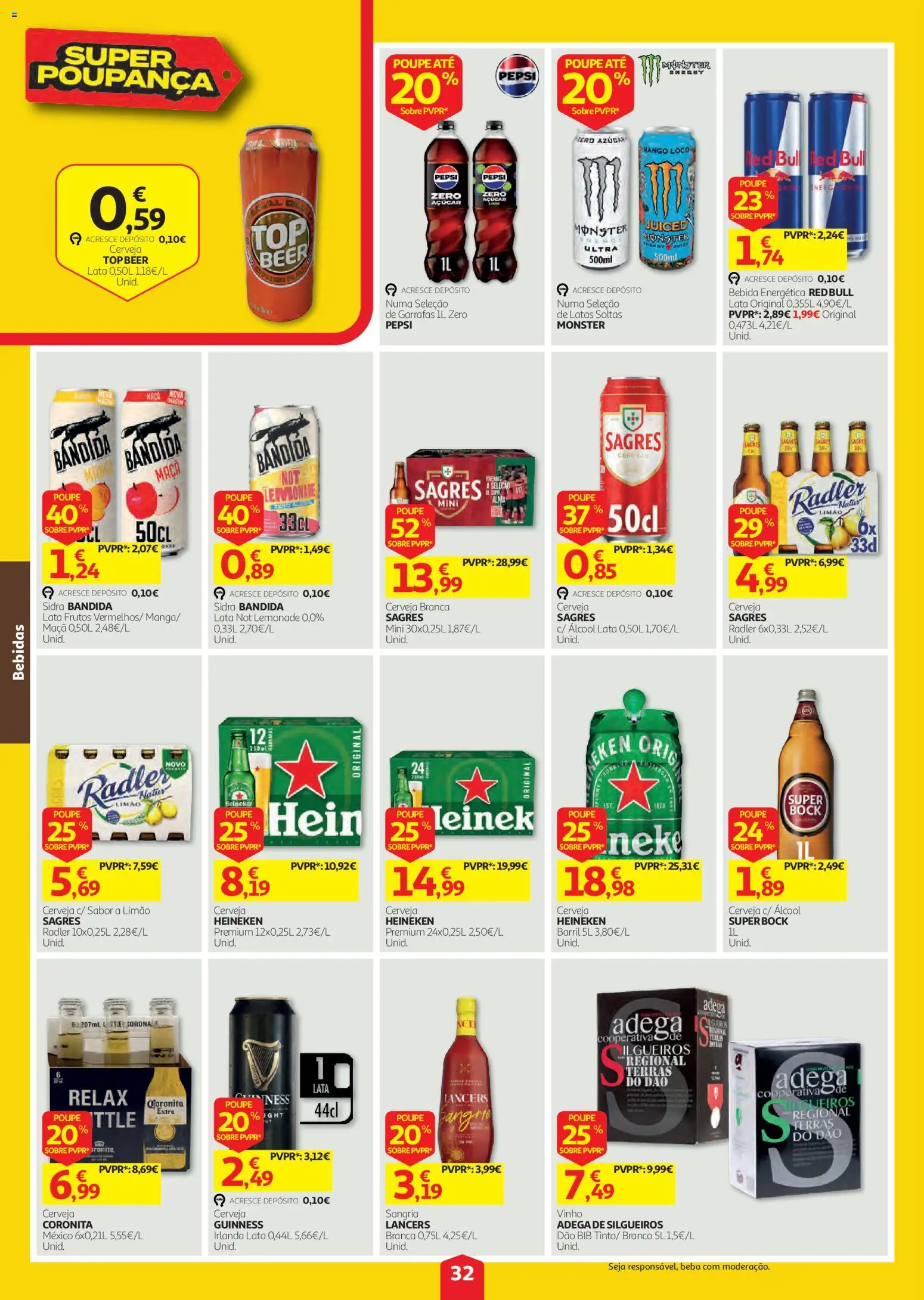 Auchan folheto │ válido de 01/10/2026 | Página: 32 | Produtos: Sidra, Top, Bebidas, Vinho