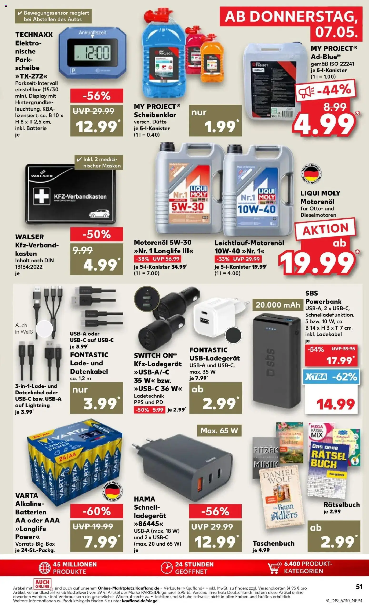 Prospekt Kaufland ab 04.05.2026 » Angebote Online zum Blättern | Seite: 56 | Produkte: USB, Batterien, Batterie, Ladegerät