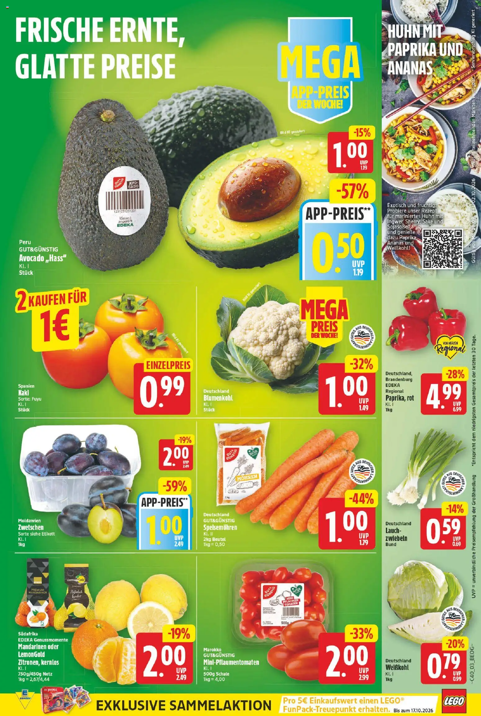 E center Prospekt – gültig ab 28.09.2026 | Seite: 3 | Produkte: Bad, Ananas, Tomaten, Avocado