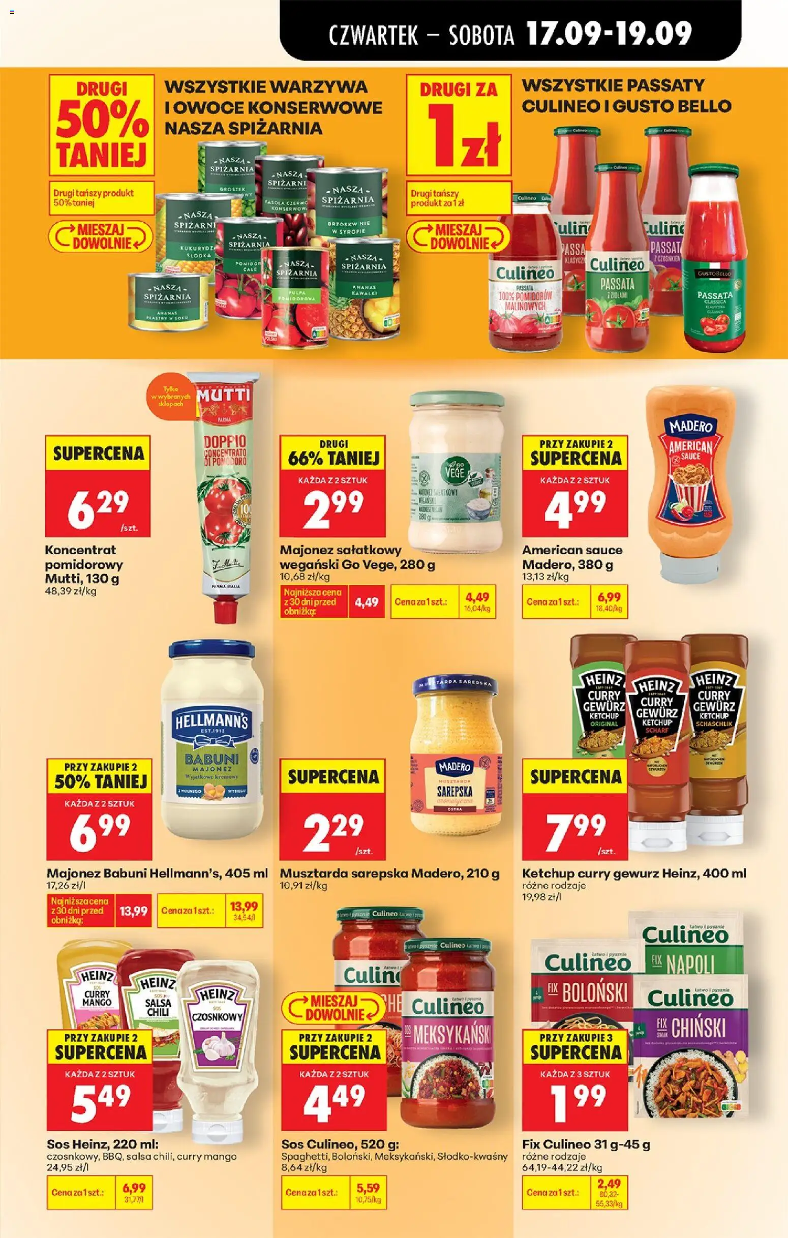 Biedronka gazetka od czwartku od 17.09.2026 | Strona: 59 | Produkty: Chili, Koncentrat pomidorowy, Ananas, Owoce konserwowe