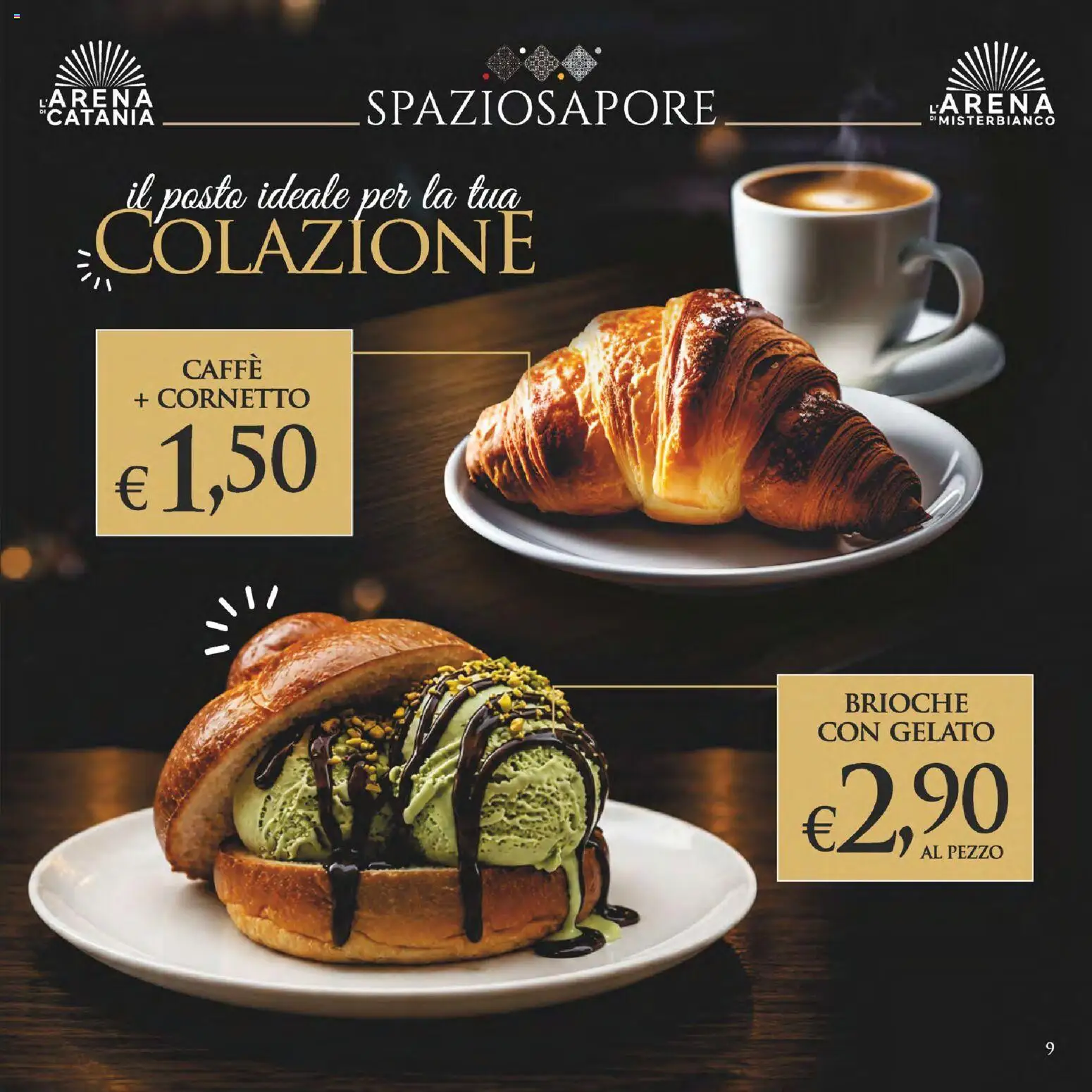 Volantino SuperConveniente del 02/07/2026 | Pagina: 9 | Prodotti: Caffè, Cornetto, Gelato