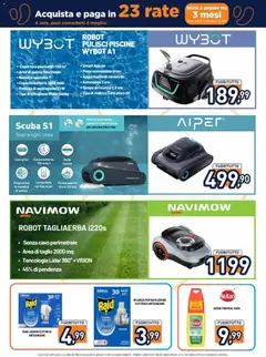 Anteprima del volantino Unieuro volantino valido a partire dal 27/07/2026 | Pagina: 31 | Prodotti: Antizanzare, Cavo, Robot, Batteria