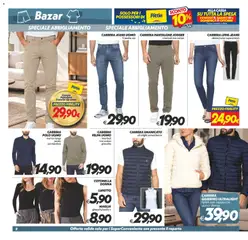 Anteprima del volantino SuperConveniente volantino Misterbianco valido a partire dal 02/10/2026 | Pagina: 27 | Prodotti: Felpa, Jeans, Cappuccio, Tasche