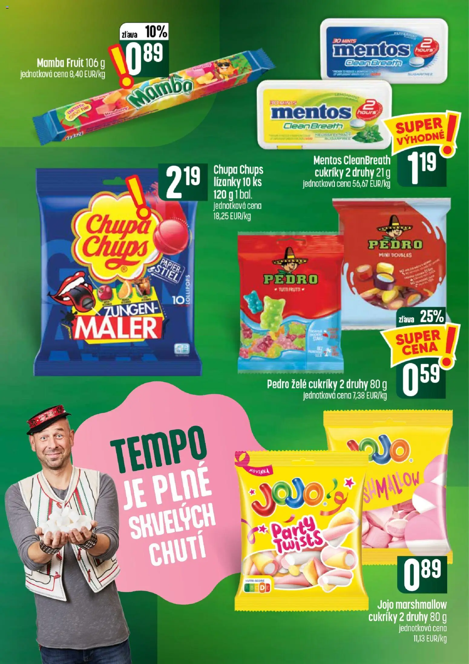 Nové COOP Jednota akcie – leták je platný od 30.07.2026 | Strana: 41 | Produkty: Cukríky