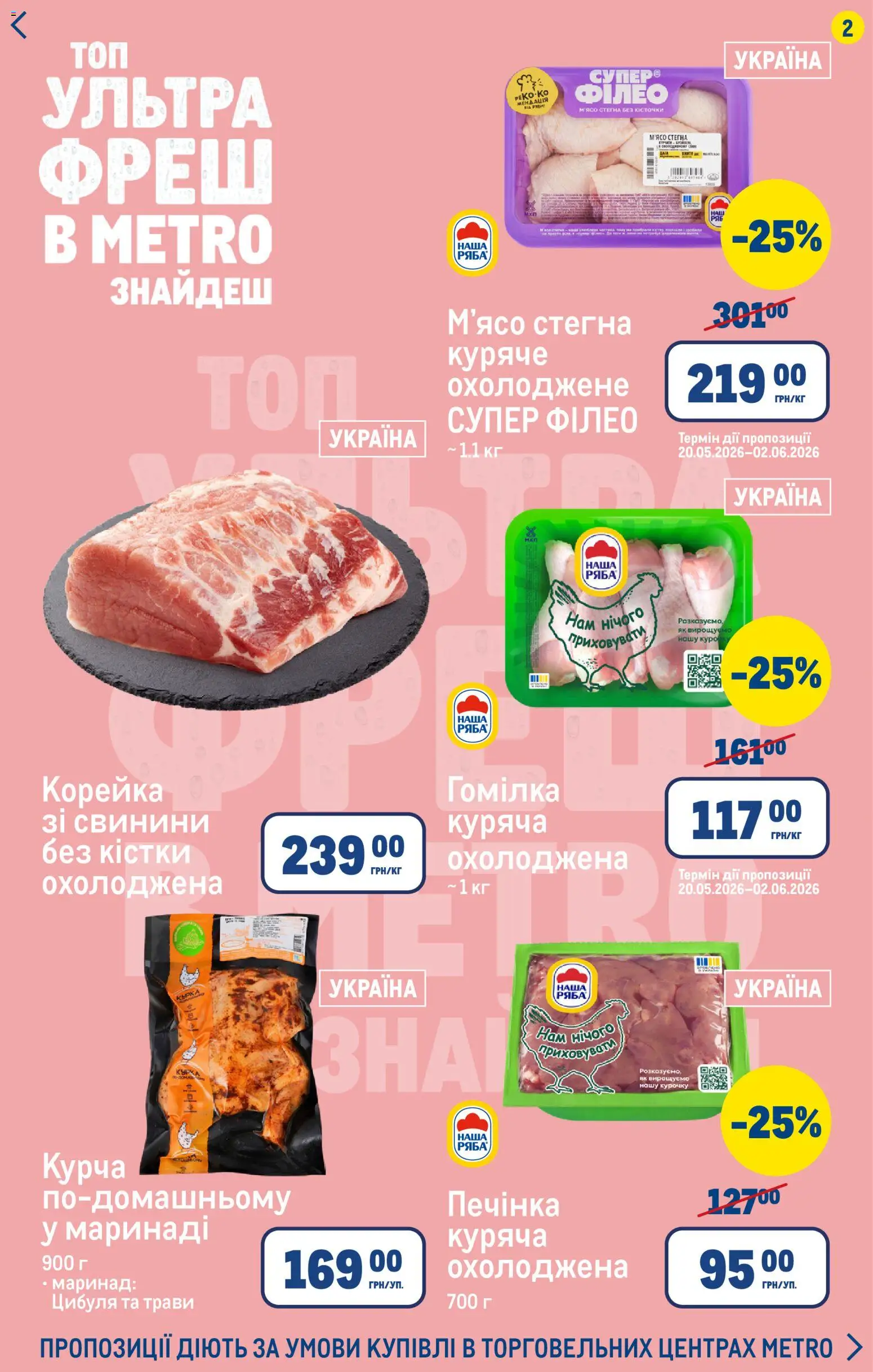Metro Kаталог - дійснийкції з 21.05.2026 | Сторінка: 2 | Товари: Цибуля