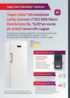 01 Ağustos 2026 tarihinden itibaren geçerli olan Arçelik kataloğu önizlemesi | Sayfa: 15 | Ürünler: Dondurucu, Fan