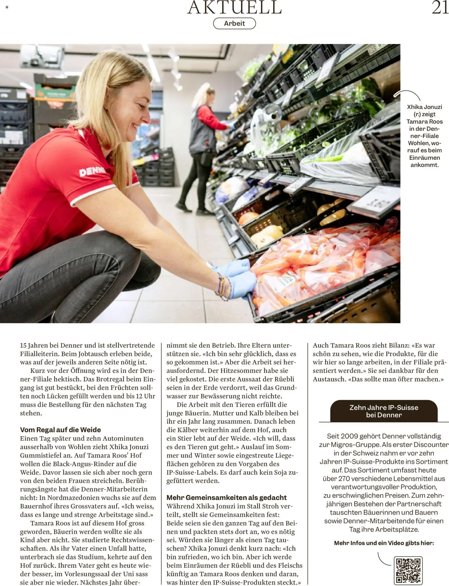 Migros aktionen Magazine – gültig ab 29.10.2026 | Seite: 21 | Produkte: Liege, Gummistiefel, Wasser, Uhr