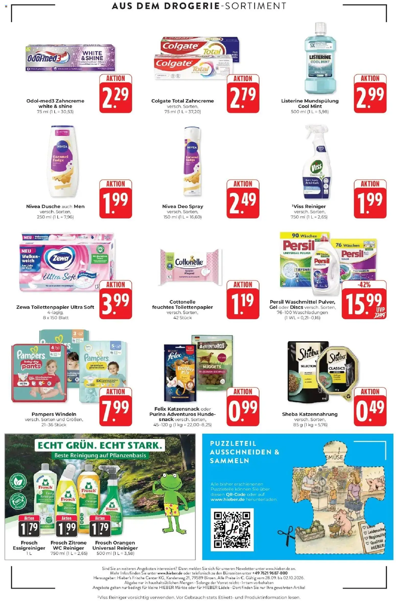 Edeka Prospekt Schliengen (ab 28.09.2026) » Angebote Online | Seite: 16 | Produkte: Bad, Dusche, Zitrone, Persil
