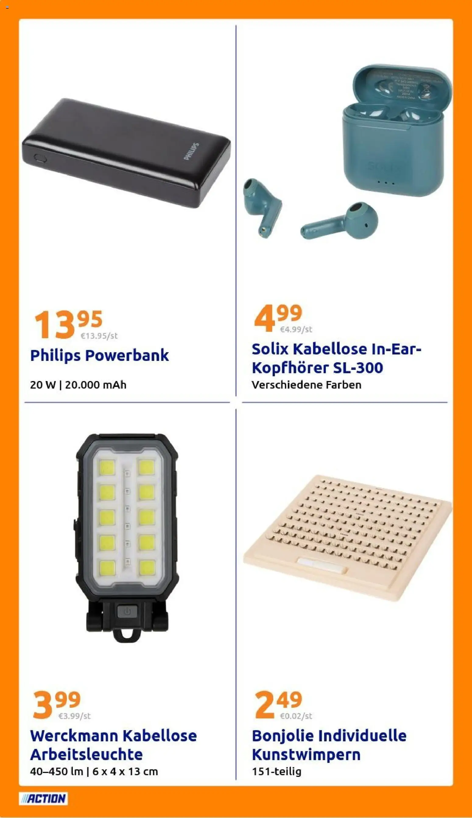 Action Prospekt – gültig ab 29.07.2026 | Seite: 26 | Produkte: Philips, Powerbank, Kopfhörer