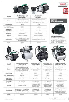 Toom Baumarkt Gartenpflege & Teich 2026 ab 20.02.2026 gültig | Seite: 85 | Produkte: Manometer