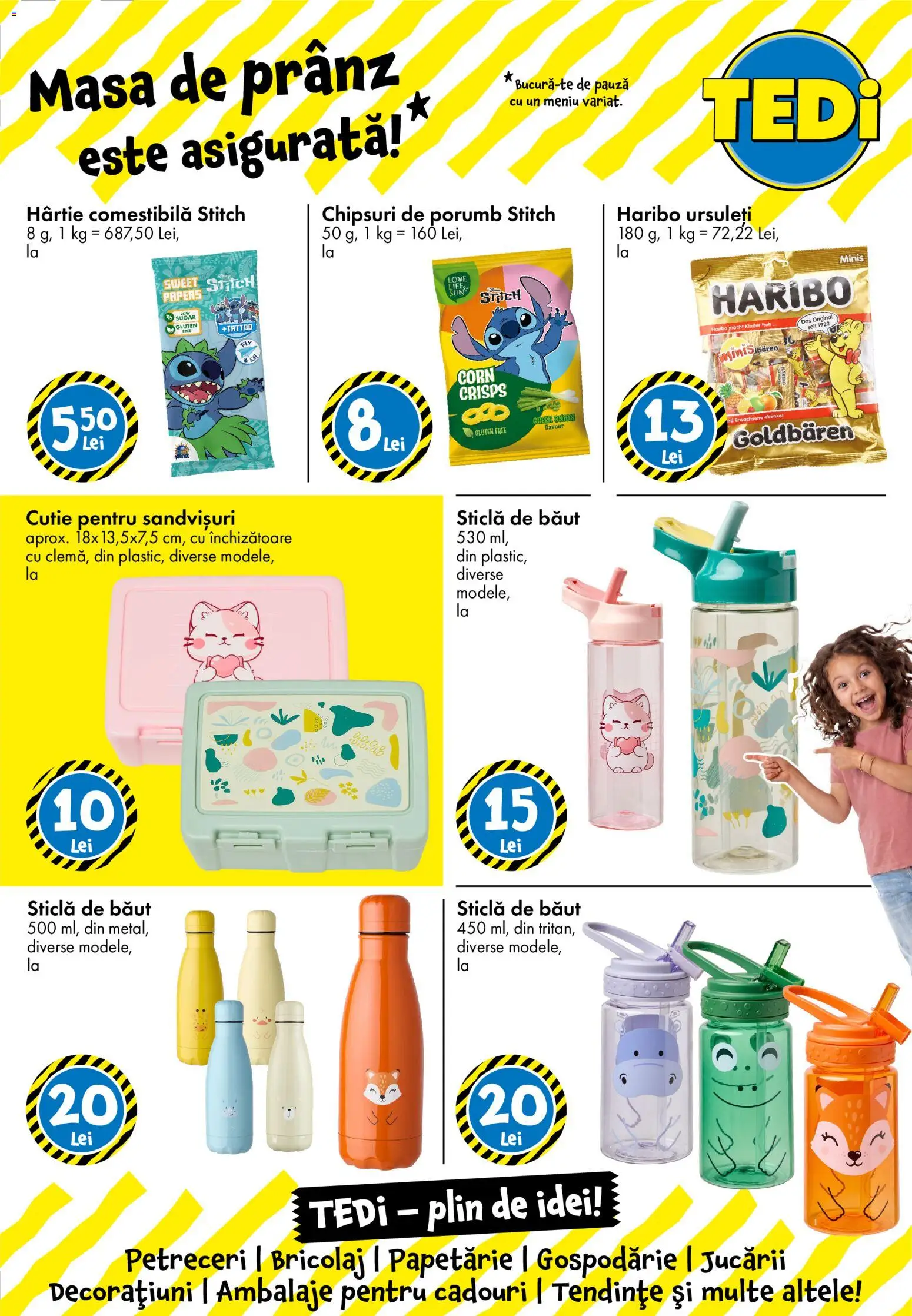 Noul catalog TEDi – valabil de la 14.08.2026 | Pagină: 12 | Produse: Masă, Cutie, Chipsuri, Porumb