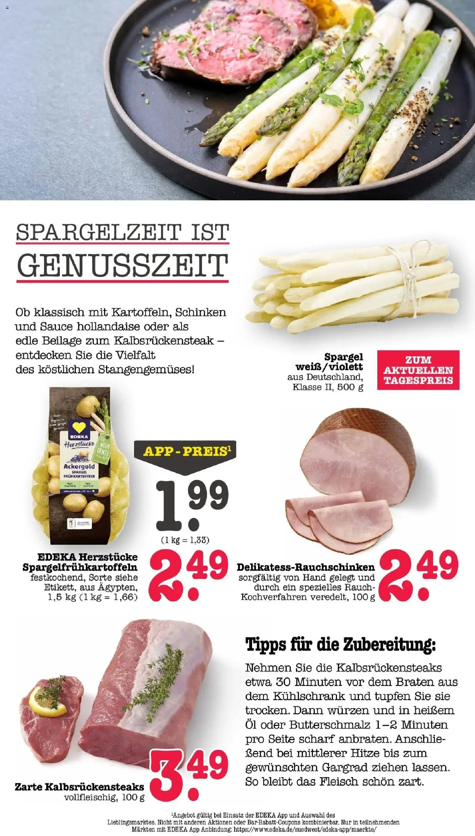 Edeka prospekt Offenbach	 – gültig ab 04.05.2026 | Seite: 32 | Produkte: Butterschmalz, Spargel, Schinken, Fleisch