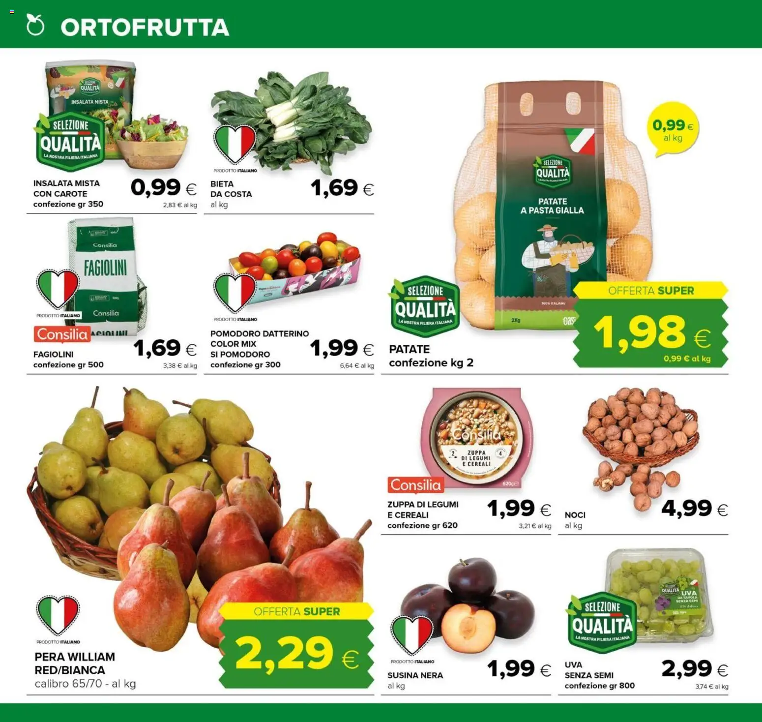 Volantino Tigre del 14/09/2026 | Pagina: 2 | Prodotti: Patate, Pomodoro, Carote, Pera