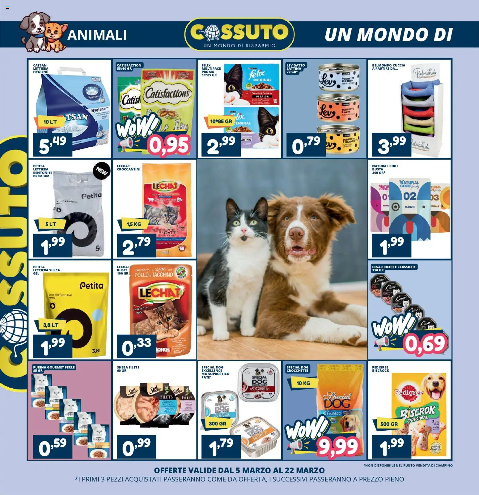 Volantino Cossuto del 05.03.2026 | Pagina: 8 | Prodotti: Pollo, Salsa, Tacchino, Agnello