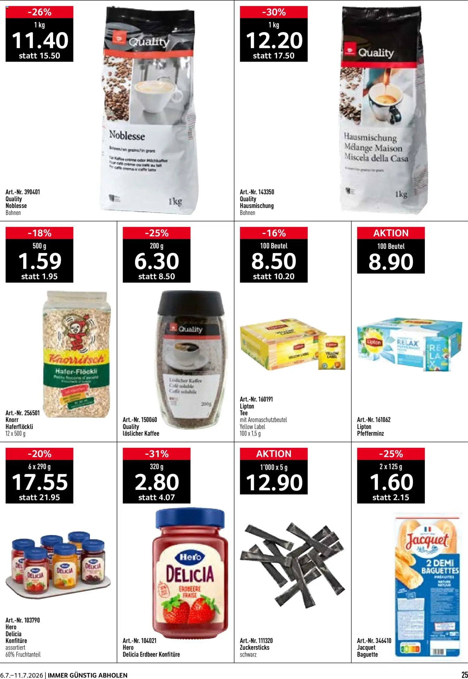 🛍️ Prodega aktionen ab 06.07.2026 » Entdecken Sie exklusive Rabatte und sparen Sie noch heute! 💰 | Schweiz