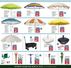 Anteprima del volantino Happy Casa volantino valido a partire dal 05/08/2026 | Pagina: 14 | Prodotti: Ombrellone, Tubo, Carrello, Appendino
