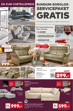 Porta! Prospekt 	 ab 17.05.2026 gültig | Seite: 7 | Produkte: Ecksofa, Kissen