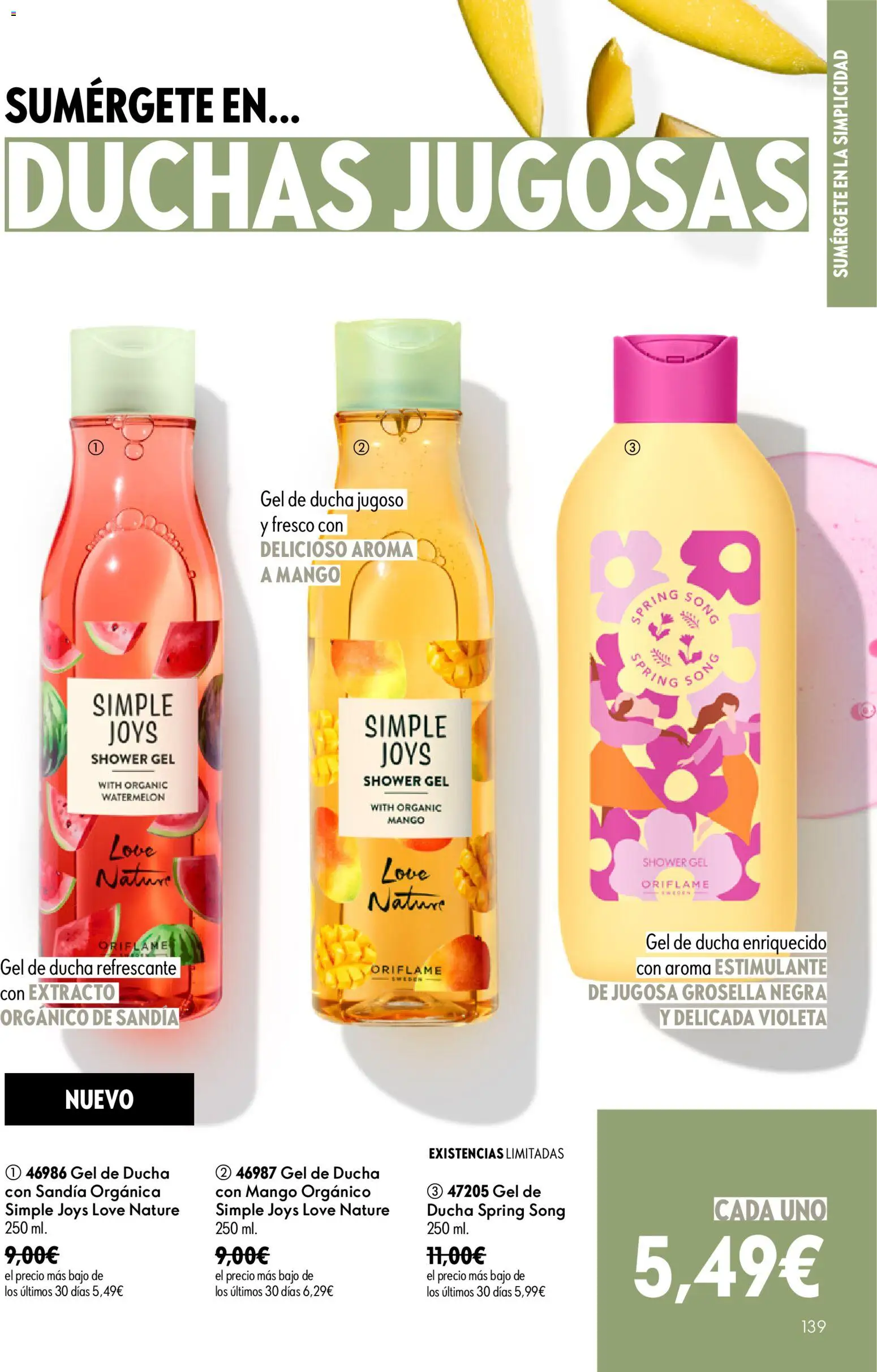 Oriflame - Catálogo Campaña 9 │ válido desde el 24/06/2026 | Página: 139 | Productos: Gel de ducha, Ρούτερ, Sandía, Ducha