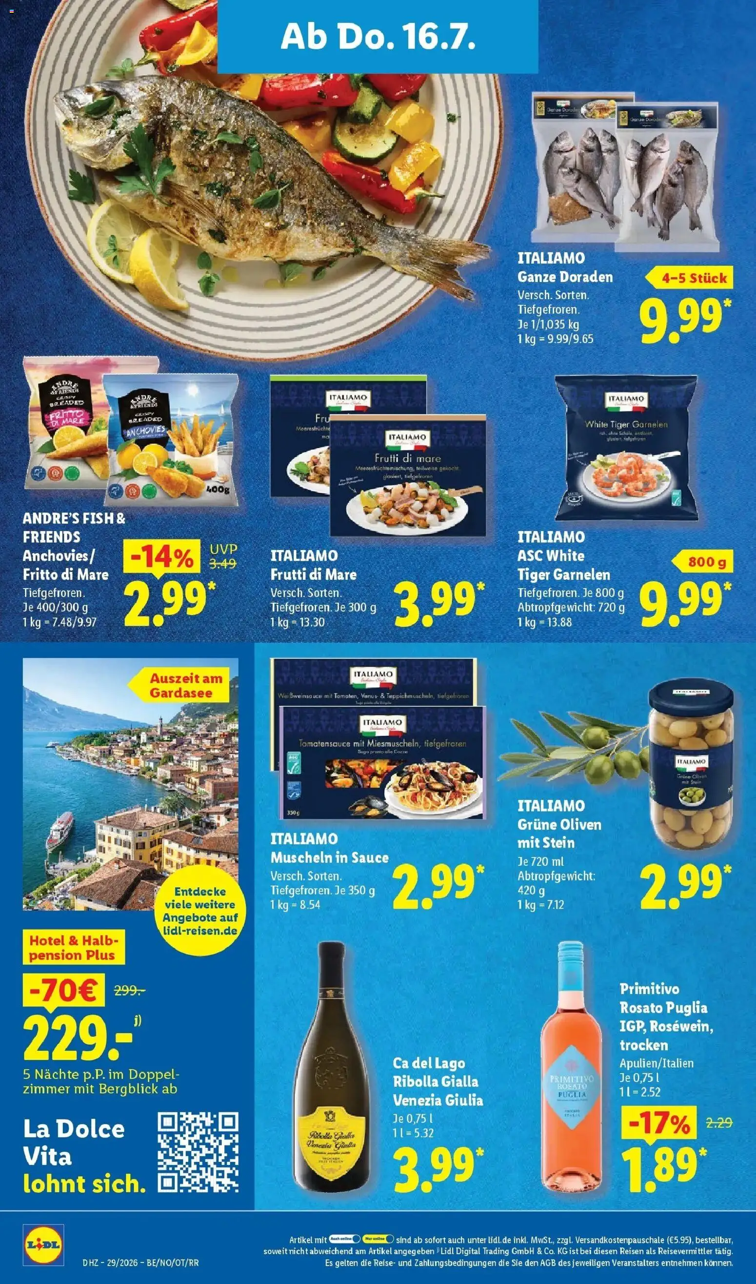 Lidl Prospekt Senftenberg – gültig ab 13.07.2026 | Seite: 58 | Produkte: Garnelen, Tiger garnelen